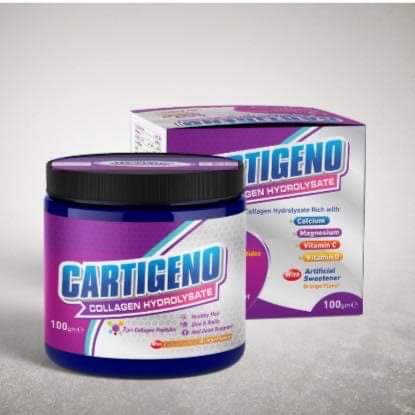 CARTIGENO POWDER With orange juice flavor: